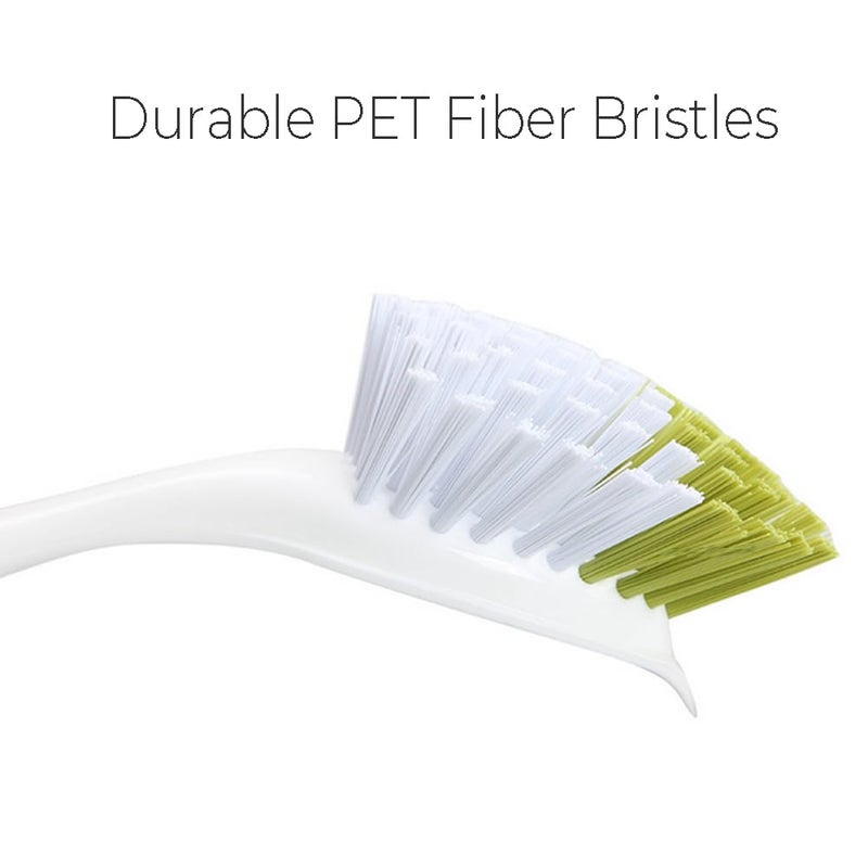 YeuDeuy Dish Brush, Dish Scrubber & Kitchen Scrub Brush for Dishes, Pots, Pans, Sink, Cast Iron, Yellow-Green 5 Pack - Image 3